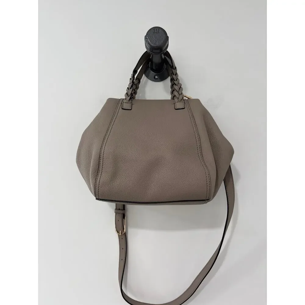 Tory Burch Half Moon Satchel Top Handle Crossbody Adjustable Strap Bag Purse